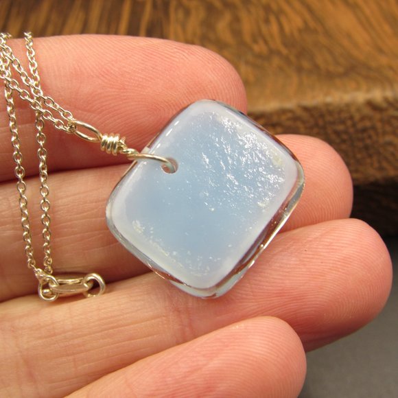 16" Sterling Silver Dolphin Pendant Necklace Vintage - Picture 3 of 6